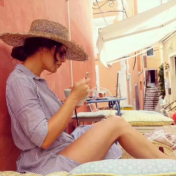 Color Ubí Organic Summer Braided Sun Hat Wide Brim - Picture 12 of 16